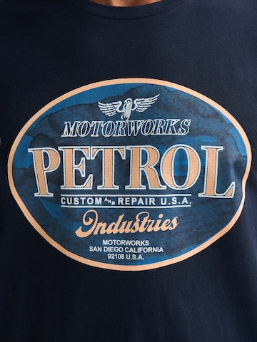 Petrol Industries T-shirt i blå