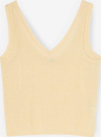 Pull-over MOTIVI en beige : devant