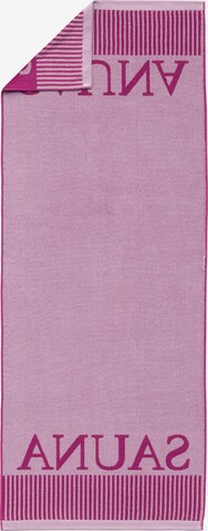 SCHIESSER Towel 'Rom' in Pink