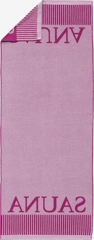 SCHIESSER Saunatuch 'Rom' in Pink