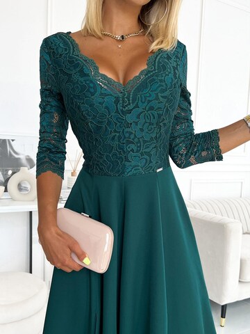 Numoco Evening Dress 'Maxikleid Amber' in Green
