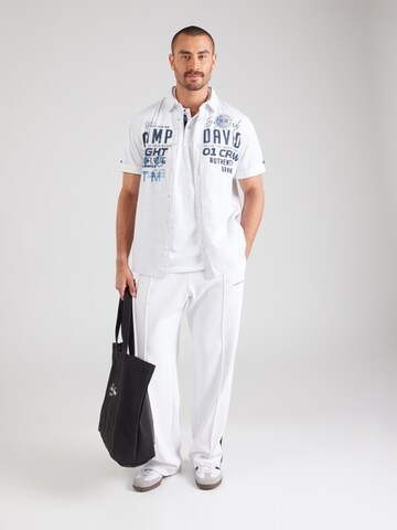 CAMP DAVID Regular fit Overhemd in Wit