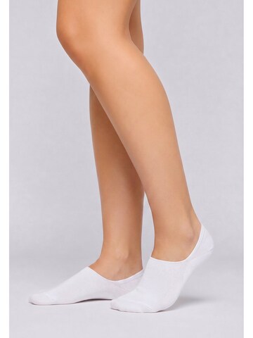Calza velata di Betty Barclay in bianco: frontale