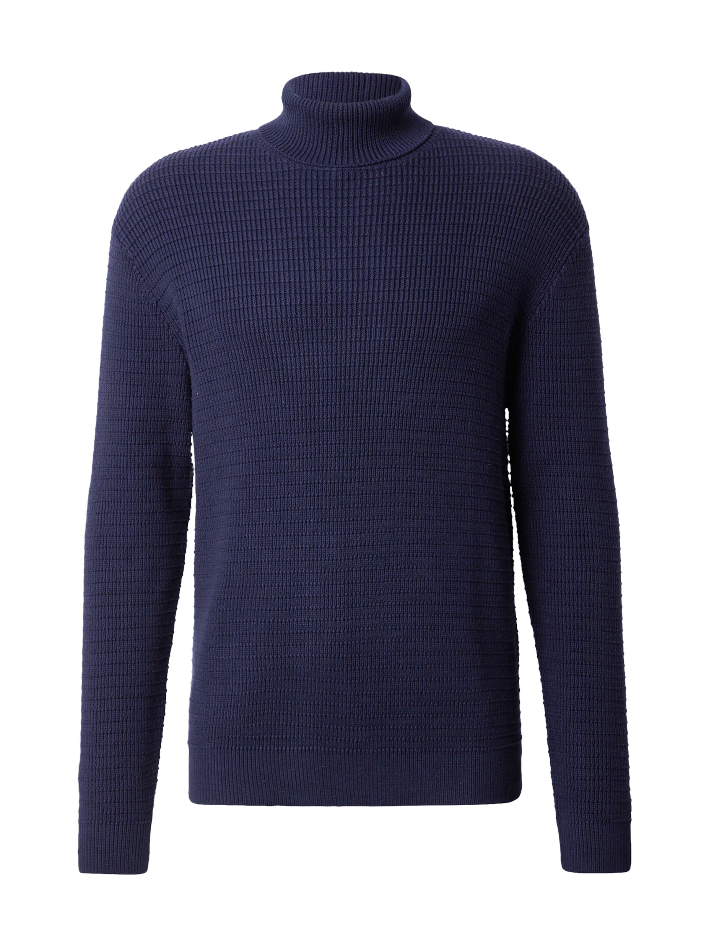 Pull-over 'THEO' SELECTED en bleu : devant