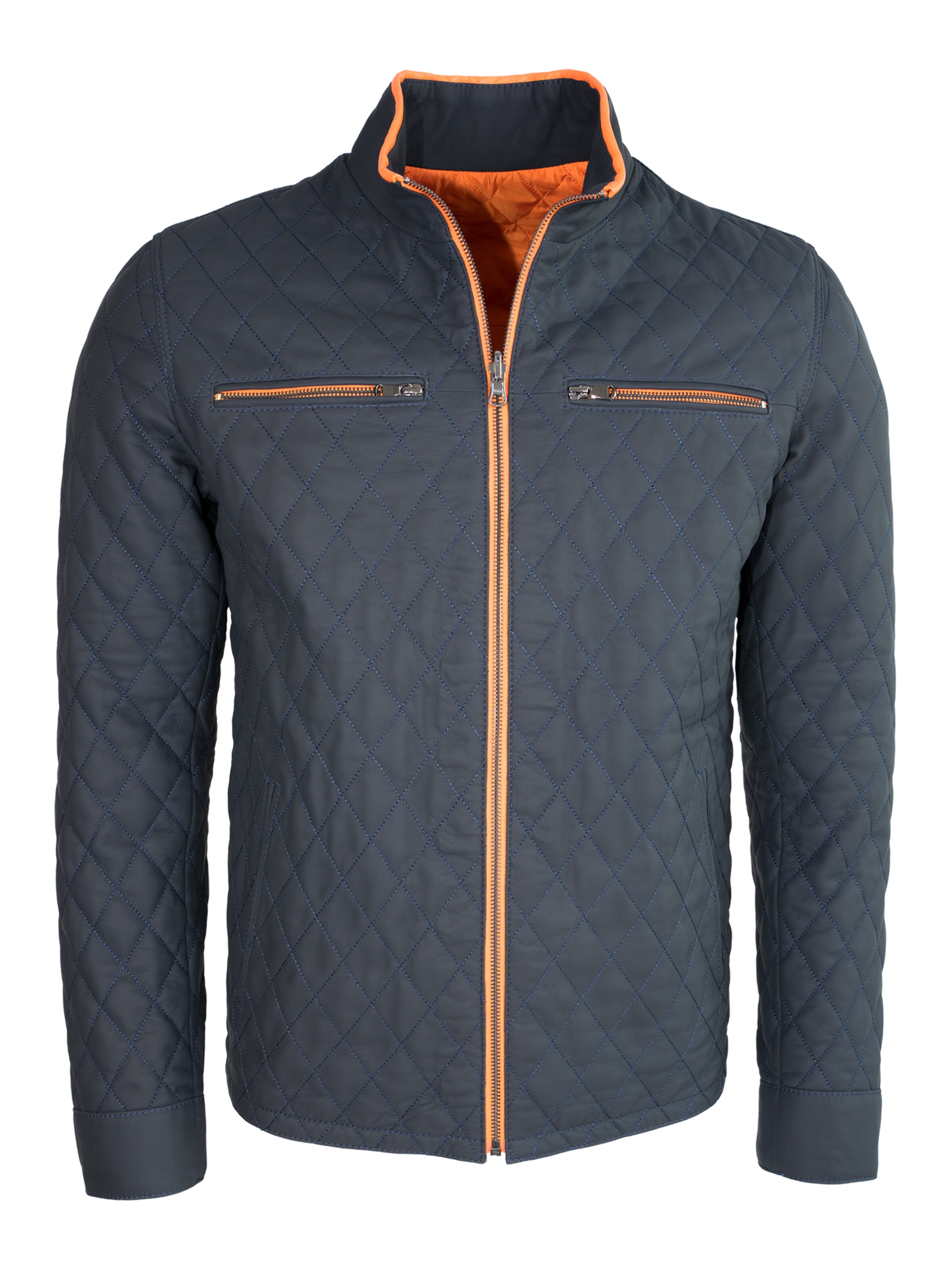 LOLUS Jacke 'Albert' in Blau: Vorderseite