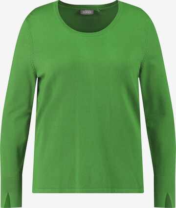 SAMOON Sweter w kolorze zielony: przód