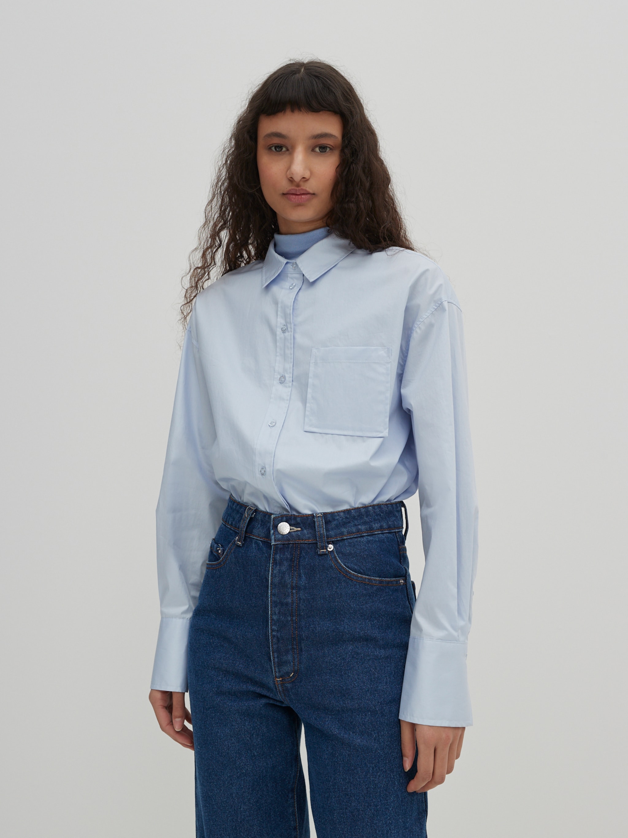 EDITED Produkte Bluse 'Gianna' (GOTS) blau