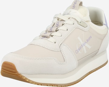 Calvin Klein Jeans Sneakers low i beige: forside