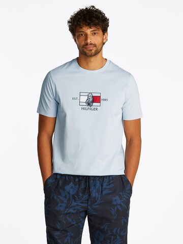 TOMMY HILFIGER Футболка в Синий: спереди
