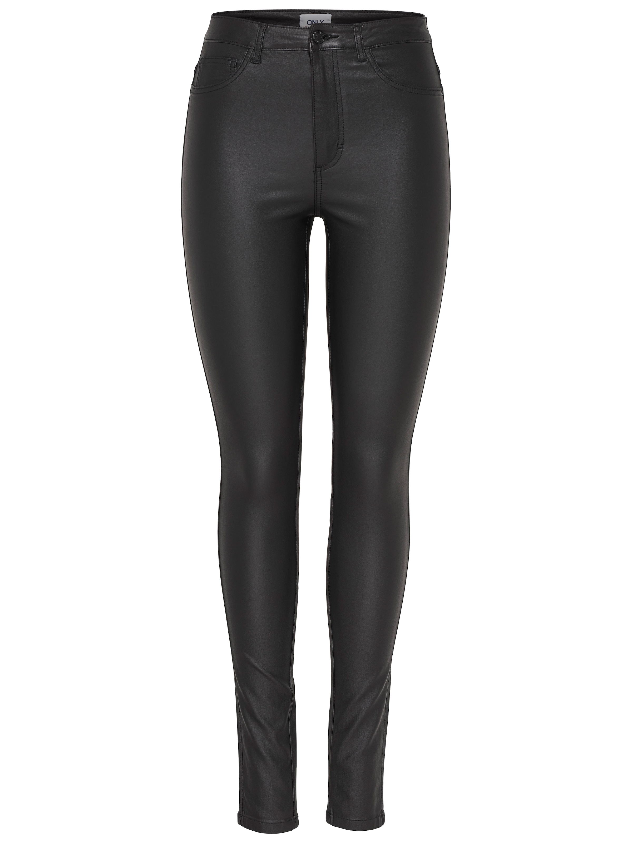 Only Petite Skinny Fit Панталон 'Royal' в черно: отпред