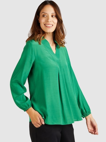 SEEYOU BY BIGGI M. Blouse in Green: front