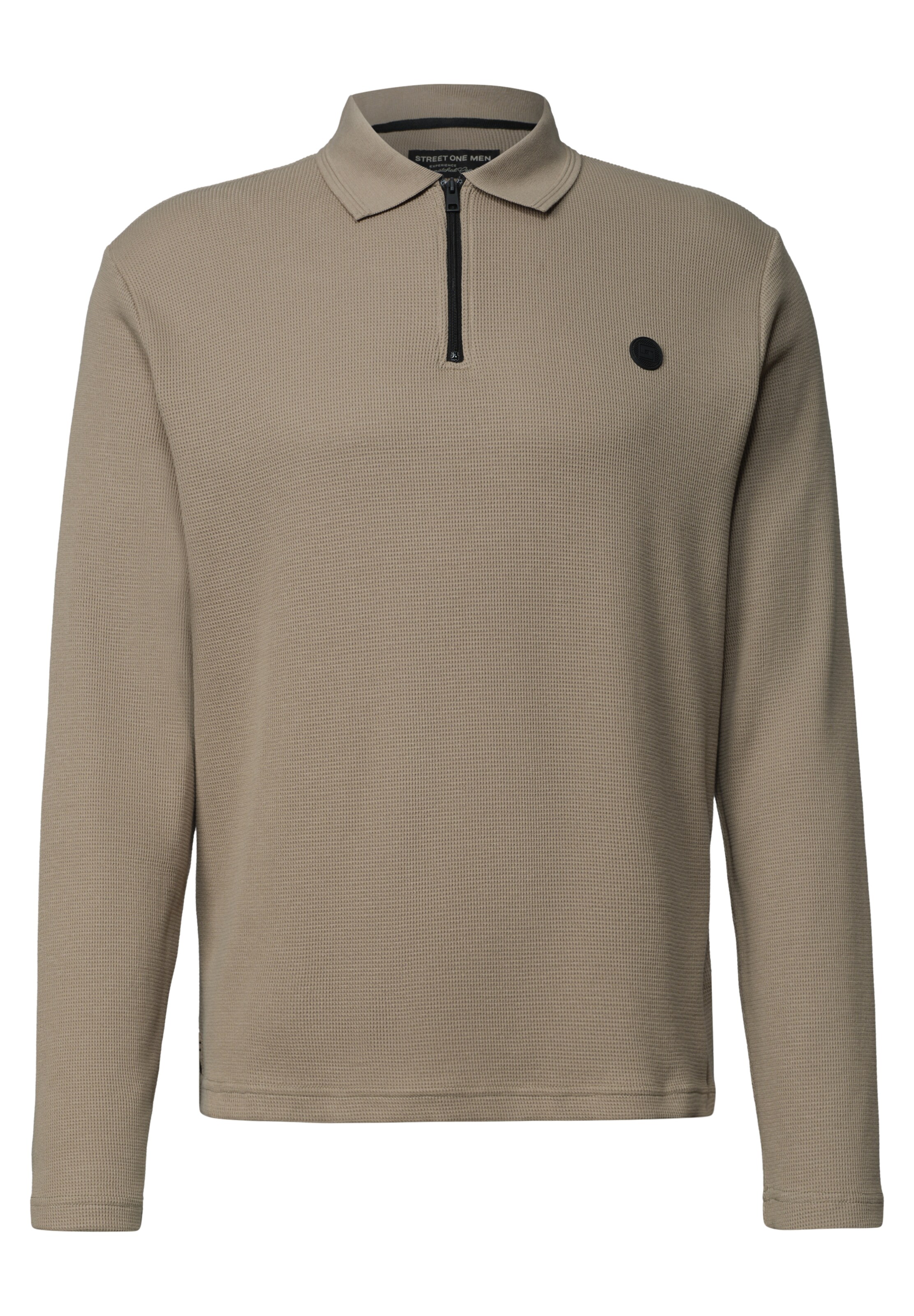 Street One MEN Shirt in XXXL in beige, Produktansicht