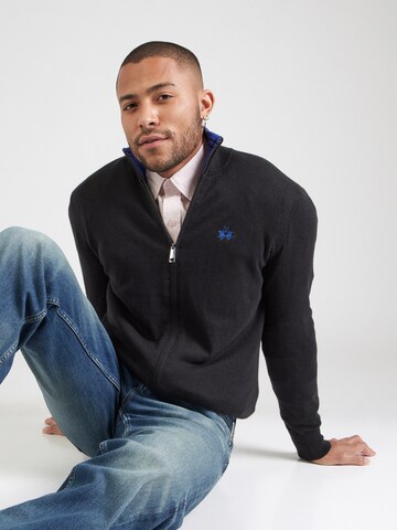 La Martina Вязаная кофта в Черный: спереди