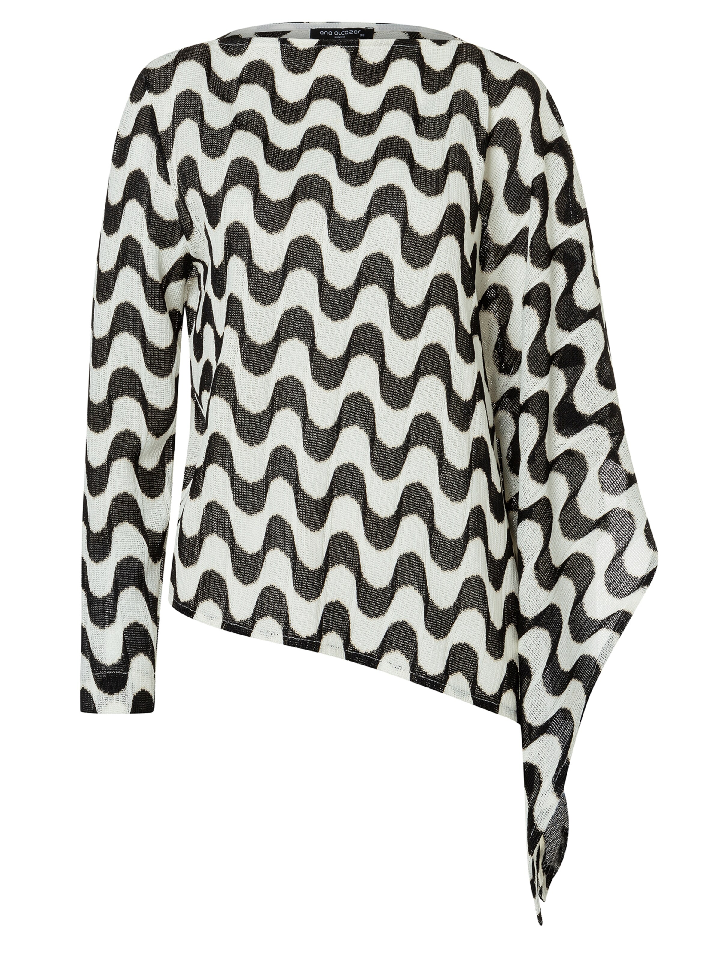 Ana Alcazar Shirt 'Zoria' in Black: front