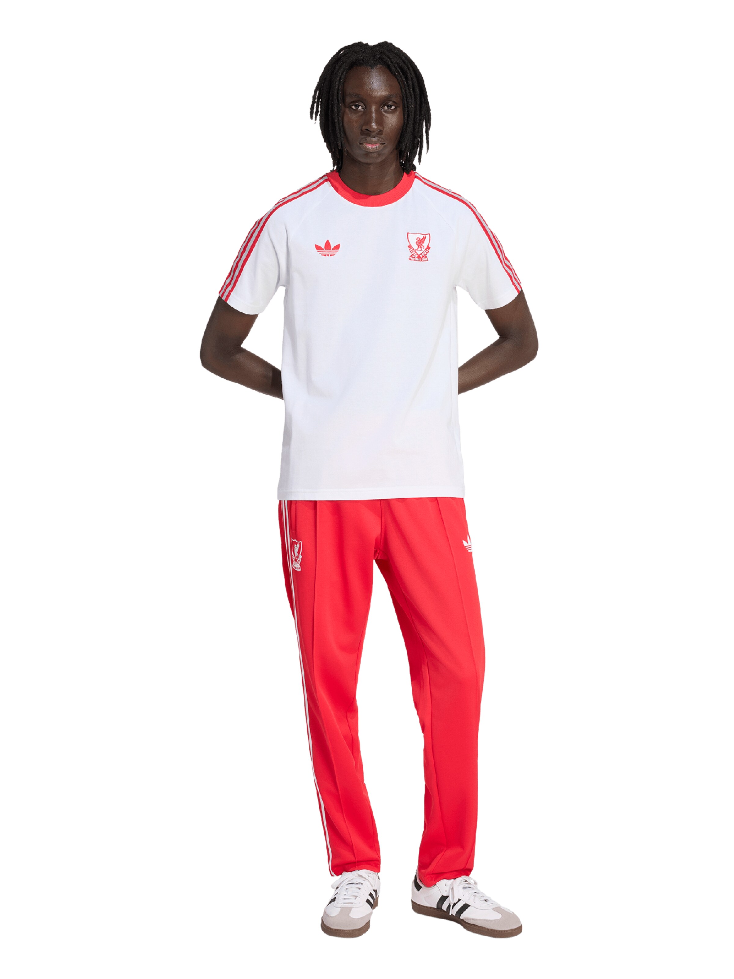raudona ADIDAS PERFORMANCE Standartinis Sportinės kelnės 'Liverpool FC'