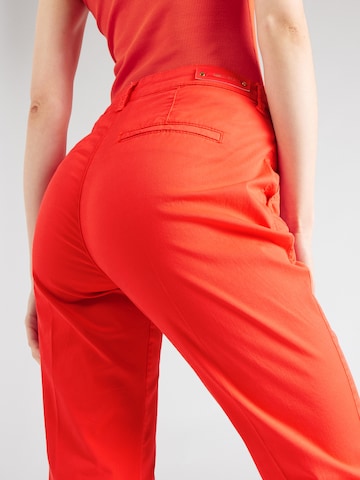 MAC Úzky strih Chino nohavice 'Summer Spririt' - oranžová