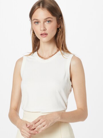 Club Monaco Top in White: front