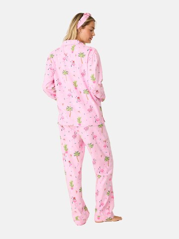 PJ Salvage Pyjama ' Flannels ' in Roze