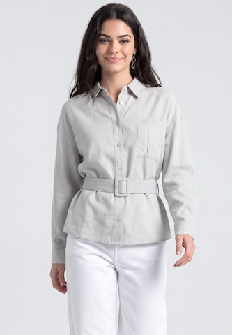 MYMO Blouse in Grey: front