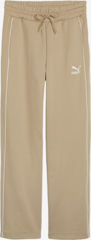 PUMA Wide Leg Sporthose in Braun: predná strana