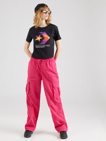 CONVERSE - Camiseta 'Star Chevron' en negro
