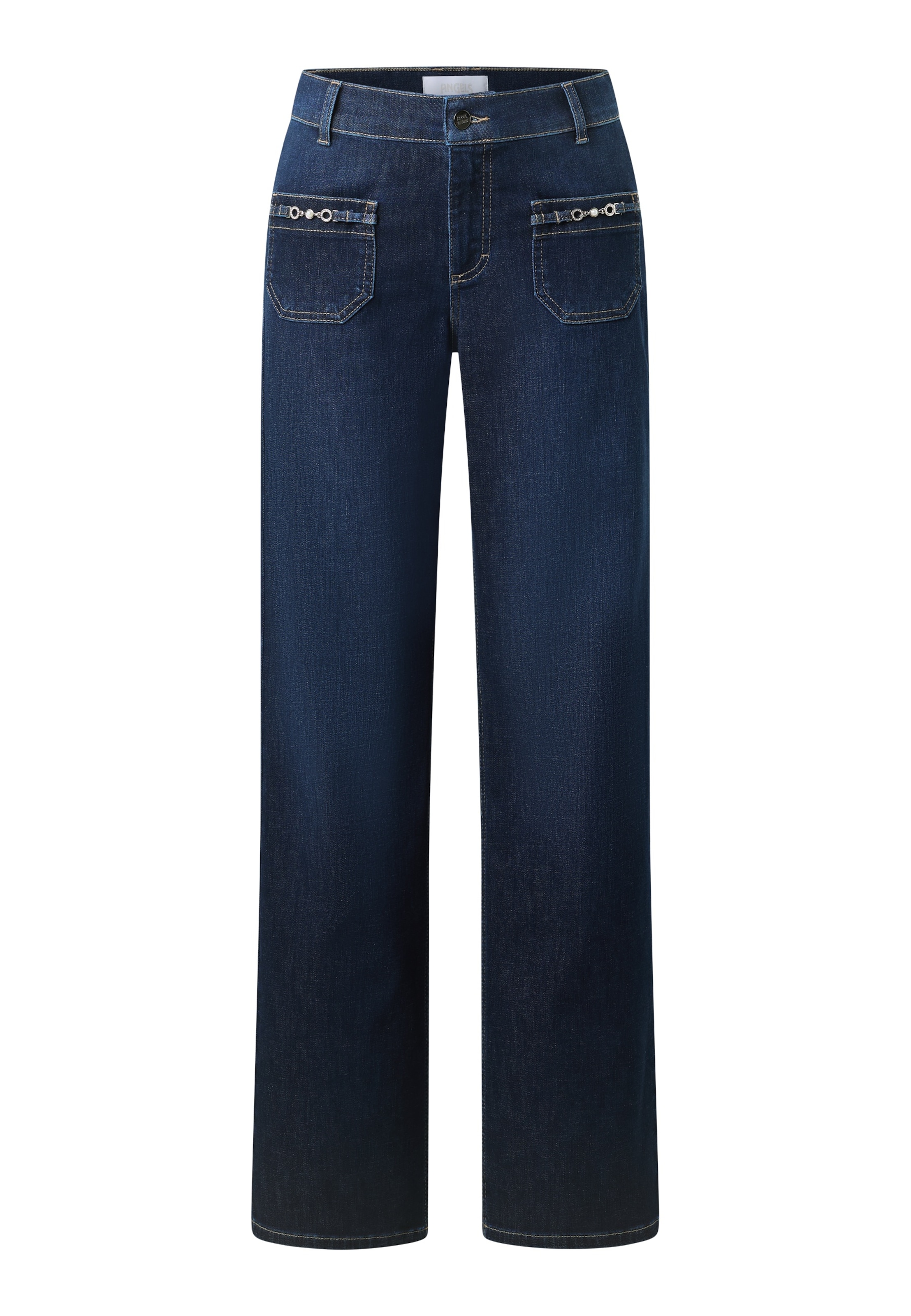 Angels Wide Leg Jeans in Blau: Vorderseite