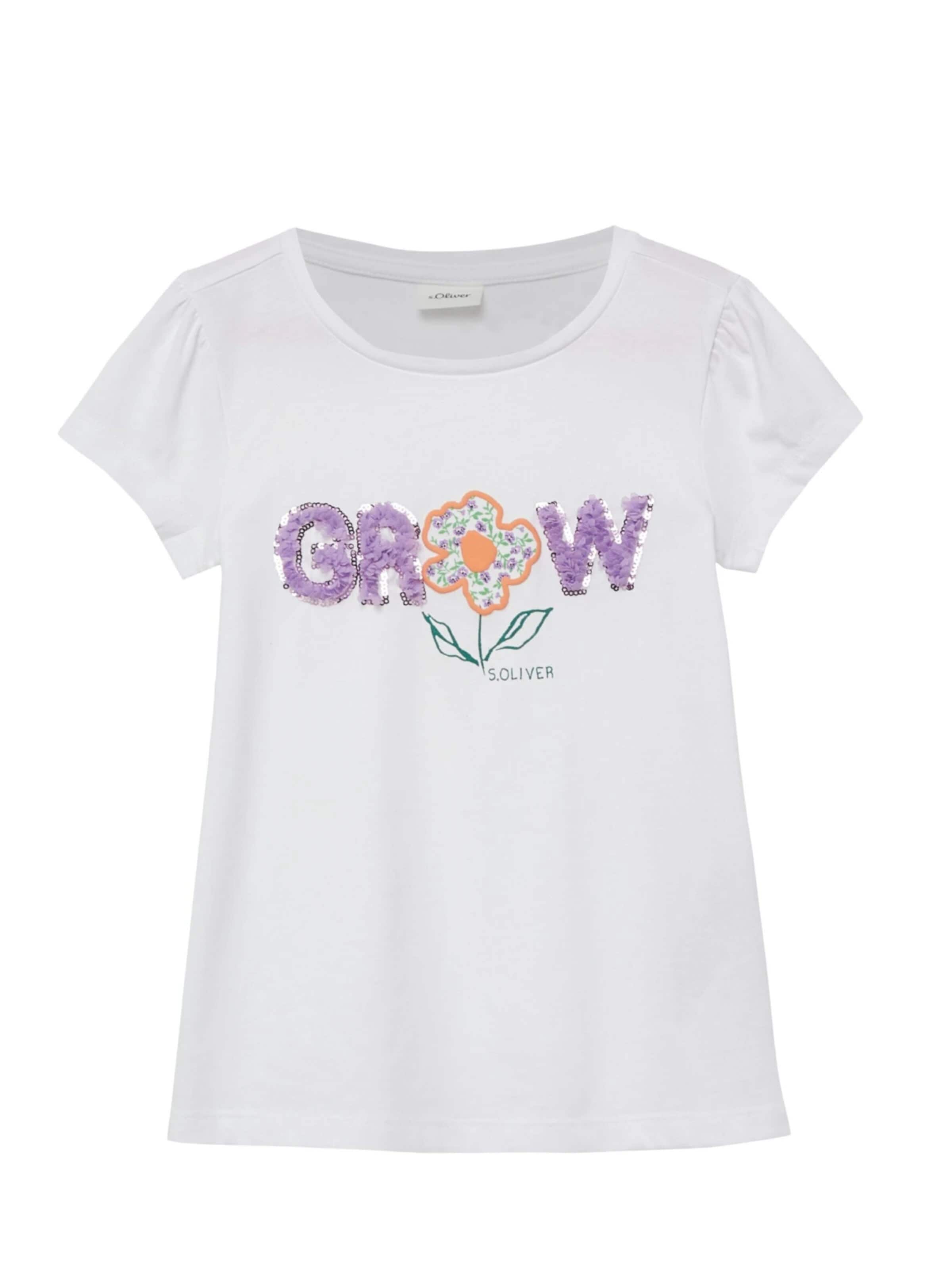 s.Oliver Shirt 's.Oliver - Meisjes t-shirt' in Wit: voorkant
