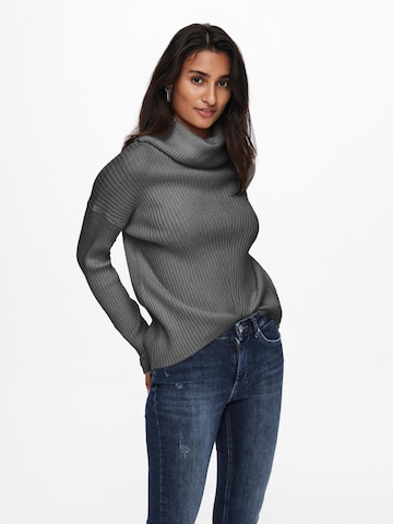 ONLY Sweater 'Katia' in Grey: front