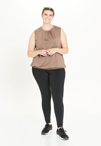 Q by Endurance Sports Top 'Nella' in Brown