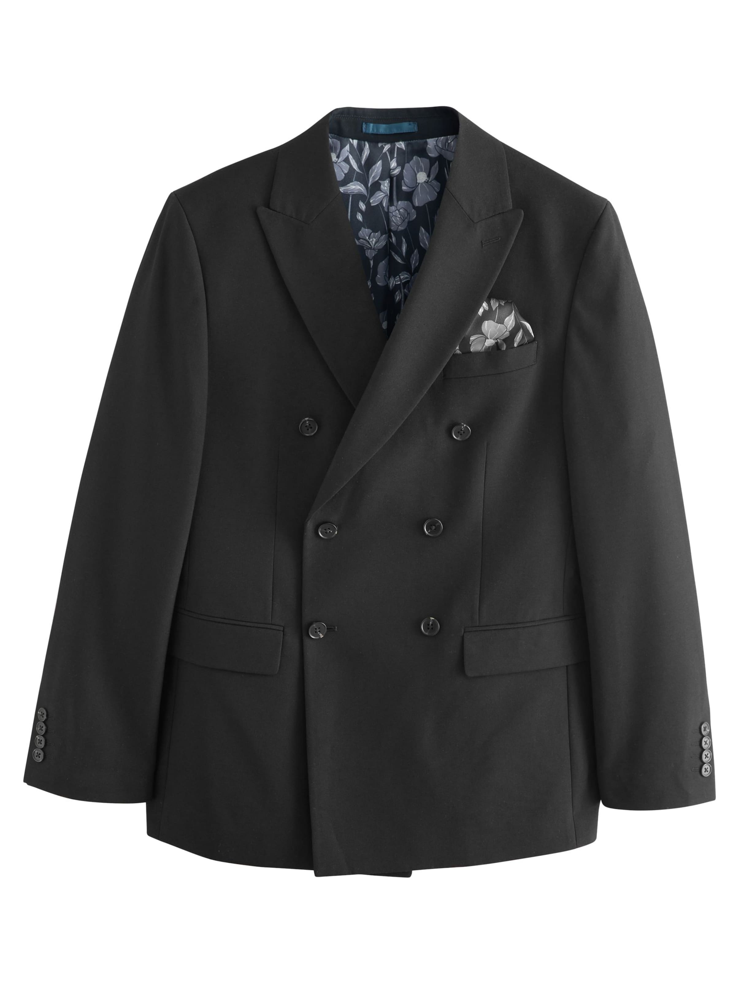 Next Regular fit Colbert in Zwart: voorkant