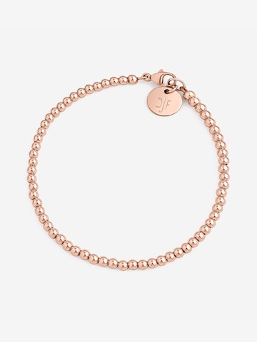 CLASSYANDFABULOUS Jewelry Bracelet 'Kugelarmband 3mm 14k Gold filled/ 14k Roségold filled/ 925 Sterling Silber' in Gold: front