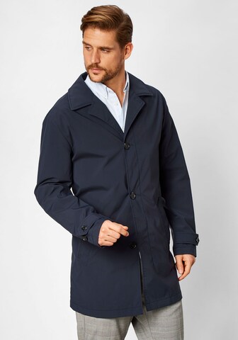 S4 Jackets Mantel in Blau: front