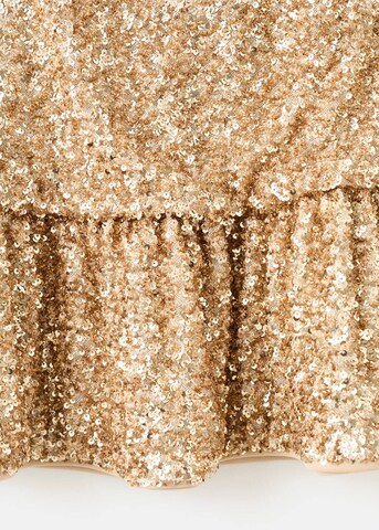 MANGO KIDS Skirt 'Doraset' in Gold