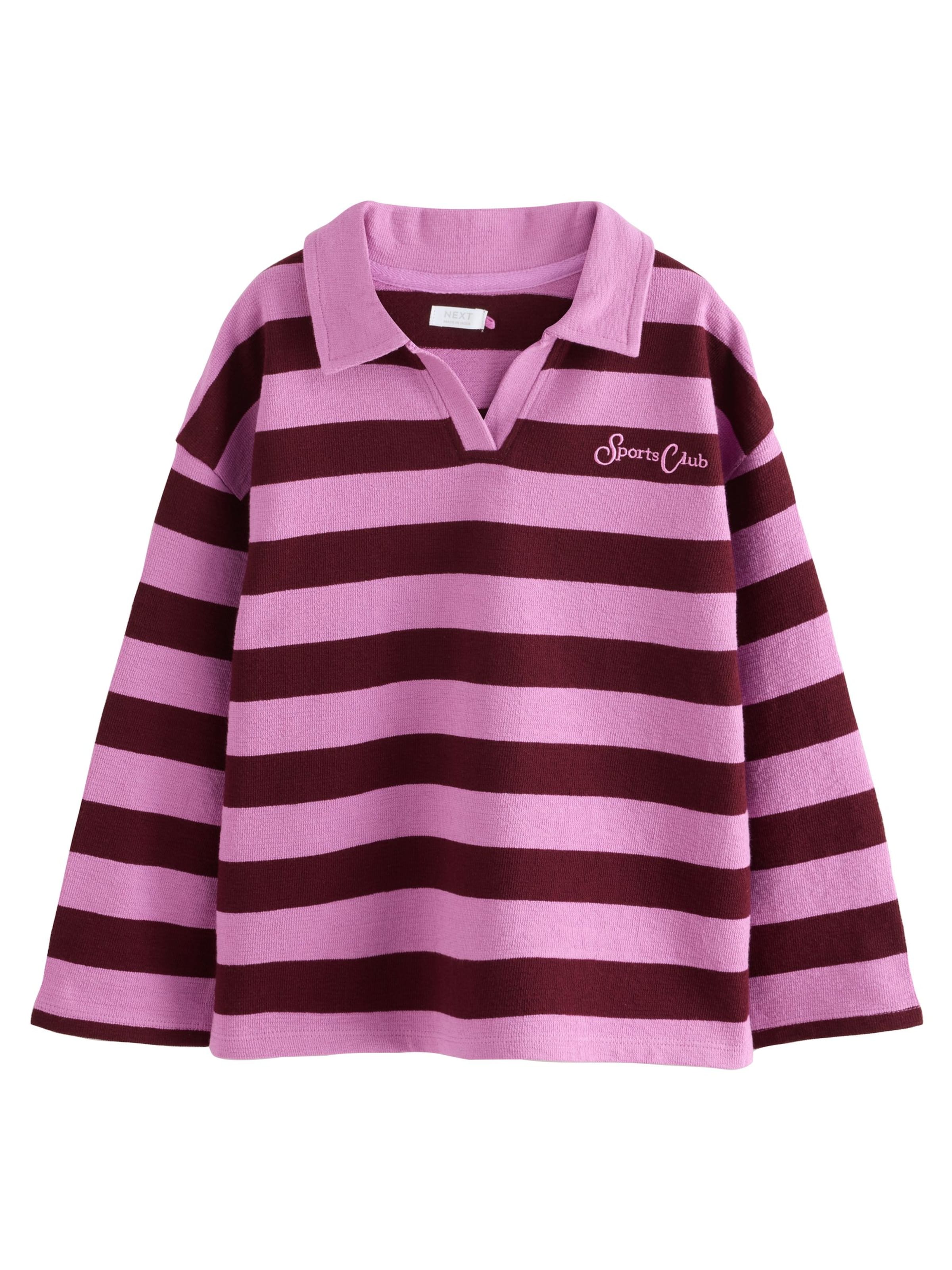 Next Shirt in Lila: voorkant