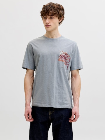 JACK & JONES Bluser & t-shirts 'JORMONTAUK' i blå: forside