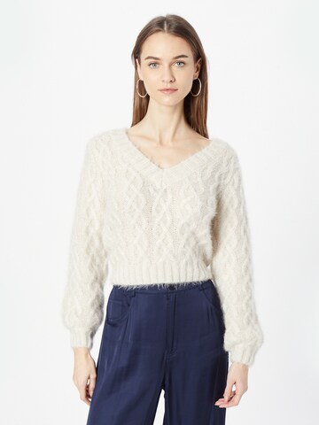 Tally Weijl Sweater in White: front