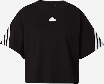 T-shirt fonctionnel ADIDAS SPORTSWEAR en noir : devant