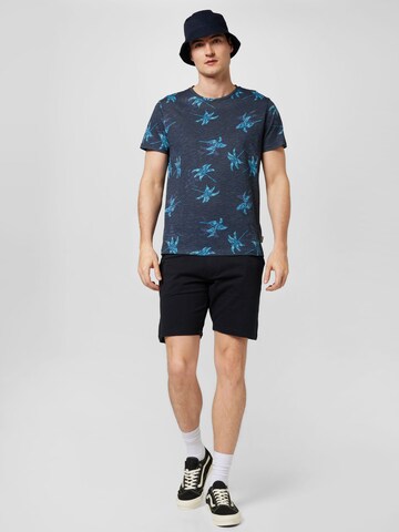 T-Shirt BLEND en bleu