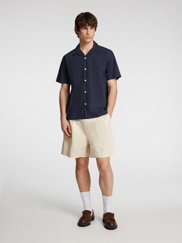 SELECTED HOMME Comfort fit Button Up Shirt 'SLHReid' in Blue