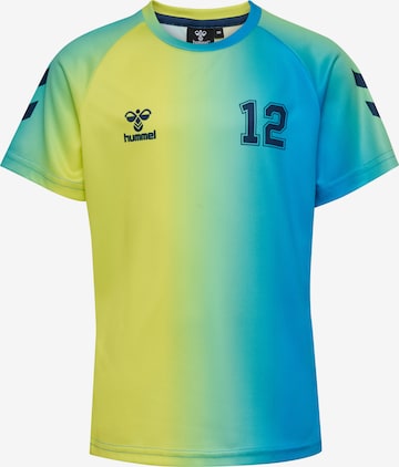 Hummel Performance Shirt 'Schimmer' in Yellow: front