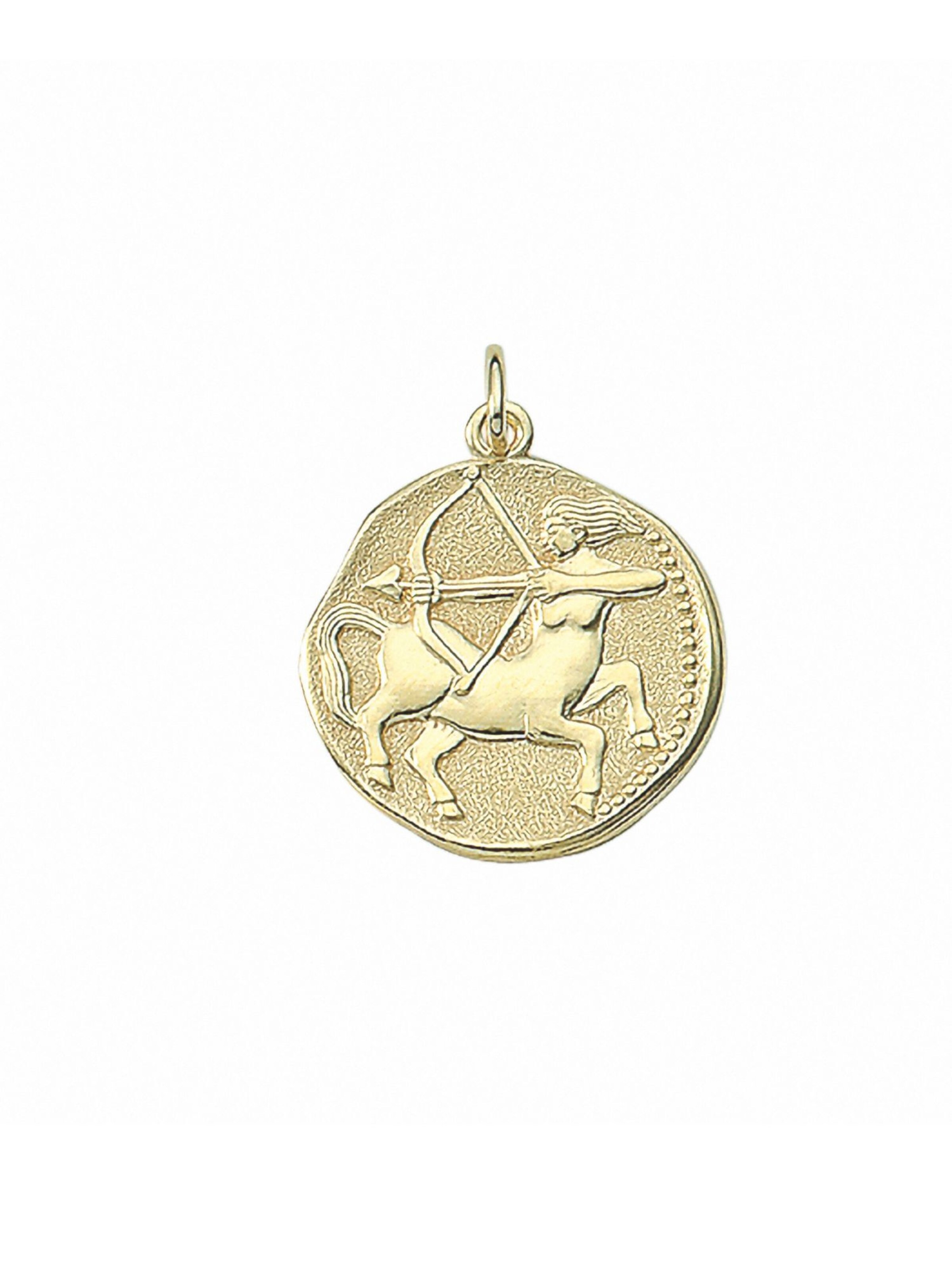 Adelia´s Pendant in Gold: front