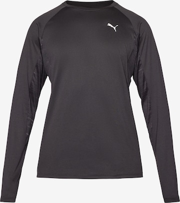 PUMATehnička sportska majica 'Tad Tech' - crna boja: prednji dio