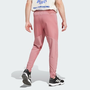 ADIDAS PERFORMANCE Tapered Sporthose 'Designed for Training' in Rot