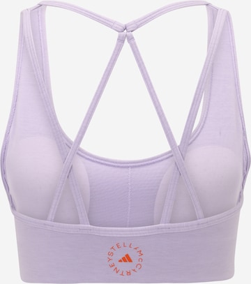 ADIDAS BY STELLA MCCARTNEY Bygelfri Sportbehå 'Truestrength Medium-Support' i lila