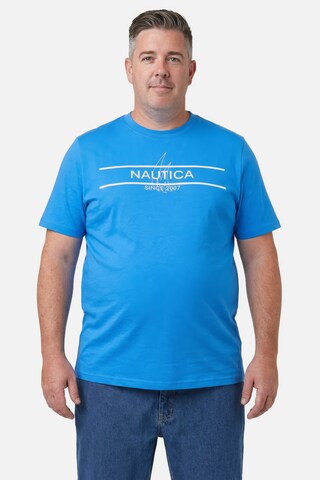 Men Plus T-Shirt in Blau