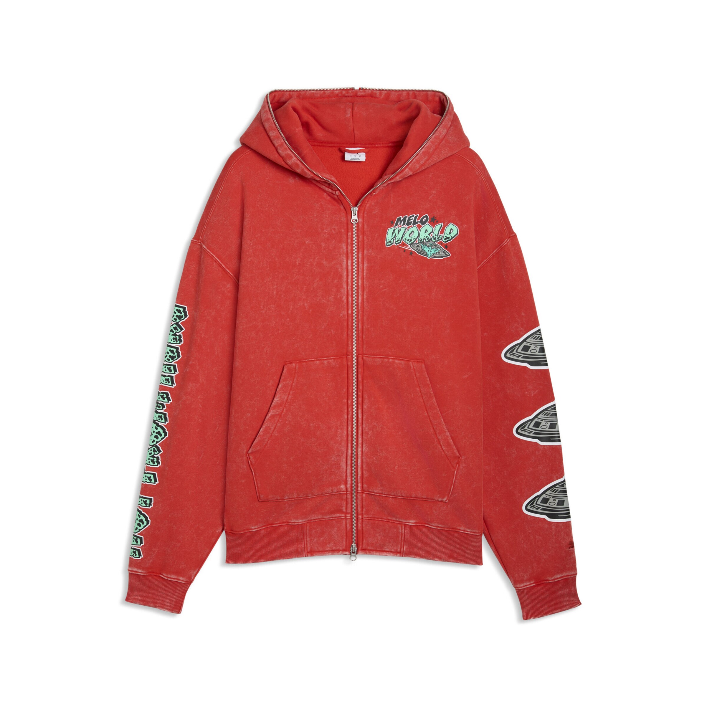 PUMA Sports jacket 'Melo World' in Red
