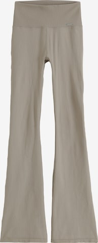 évasé Pantalon de sport Aim'n en marron : devant