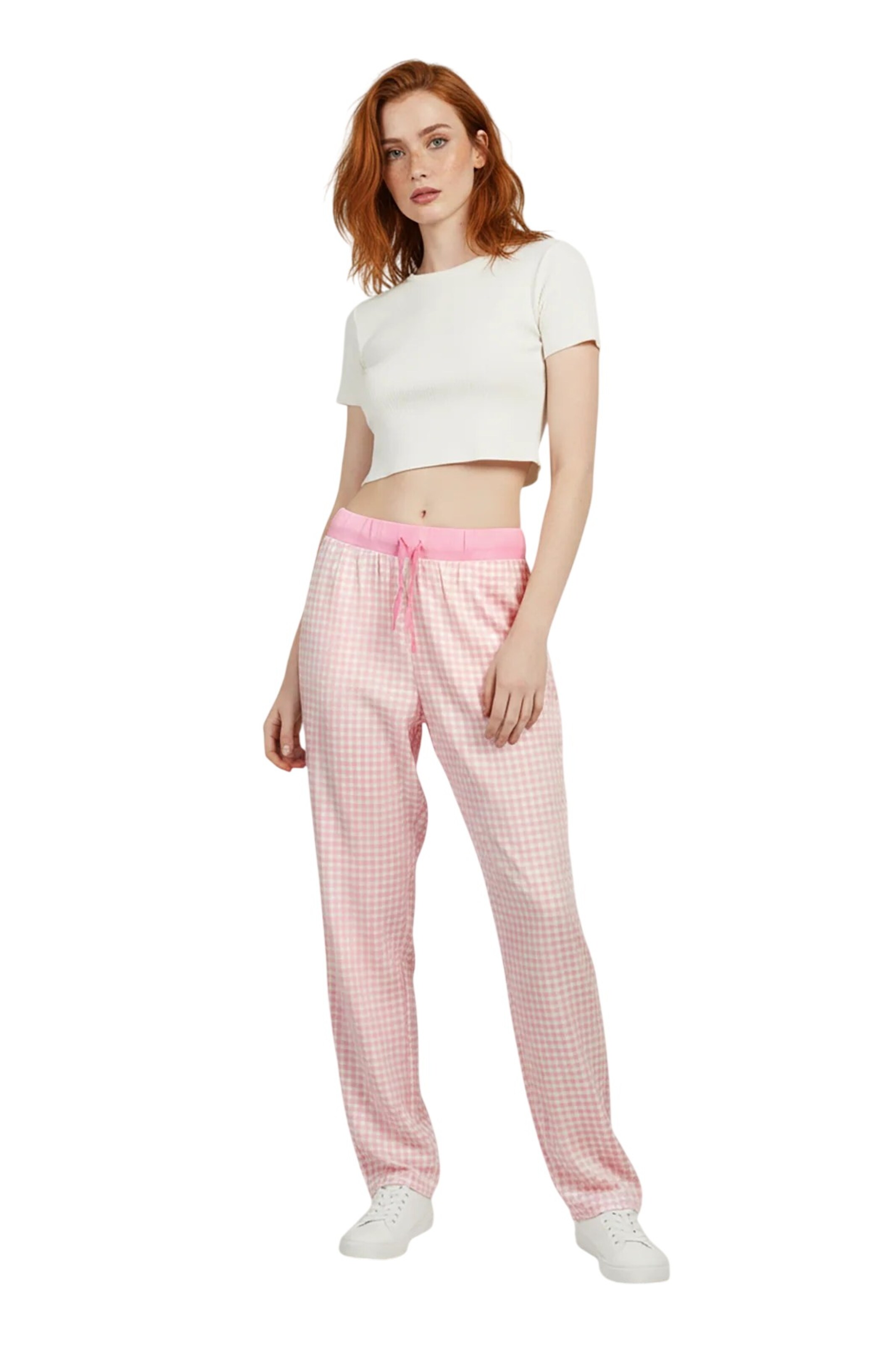 Alexa Dash Pyjamabroek in Roze: voorkant