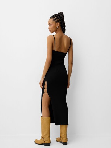 Abito in maglia di Bershka in nero