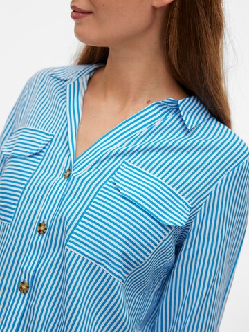 VERO MODA Bluse 'VMBumpy' in Blau